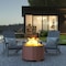 Flash Furniture 27 Bronze Outdoor Smokeless Fire Pit BLN-HY-B-2201FP-03PC-BRZ-GG - alternate 5